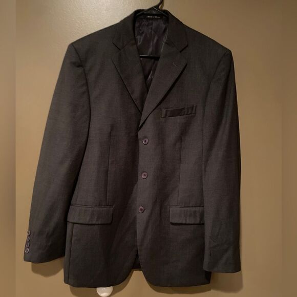 Murano Collezione 100% Wool  Coat Sports Jacket Size 42 Exclusive For Dillards - Picture 2 of 11